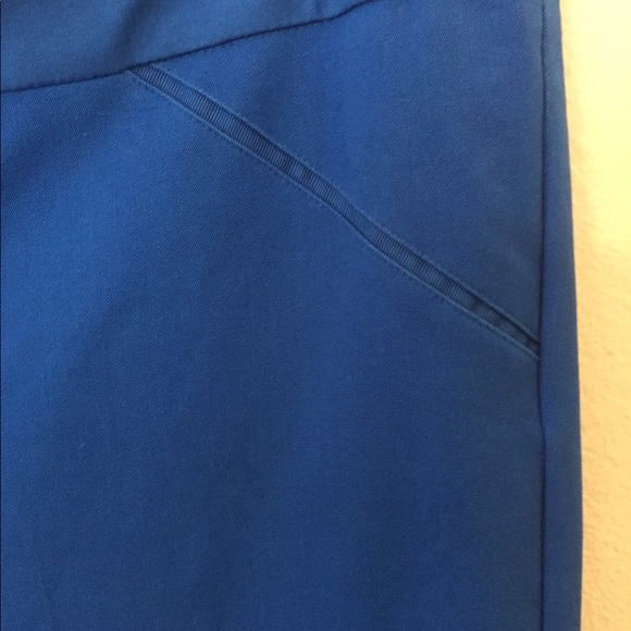 Alfani Comfort Waist Ankle Pants Stormy Sea Blue Multiple Sizes - Picture 9 of 11